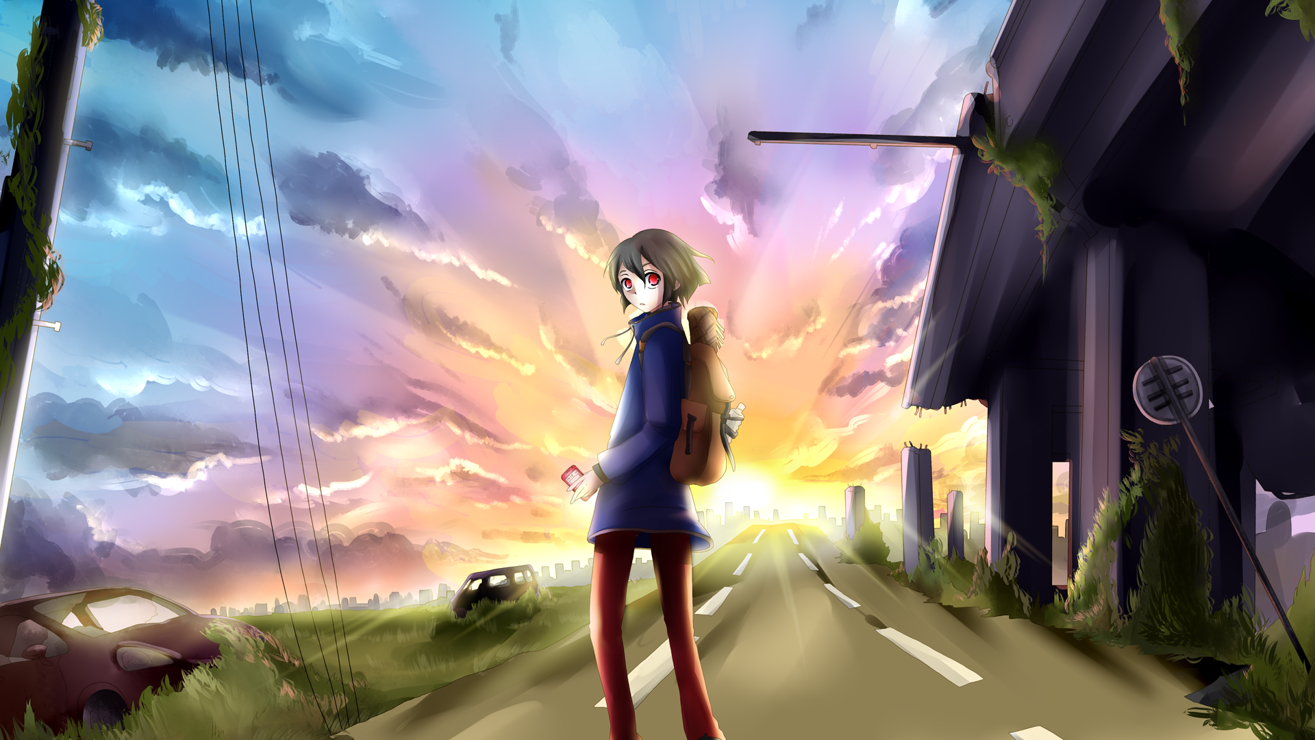 駅の近くの公園で